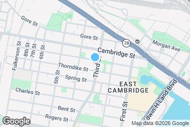 Map image of the property - 87 Third St. Unit 1