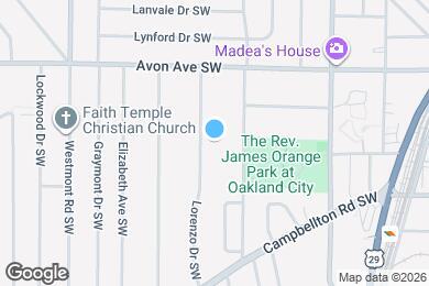 Map image of the property - 1288 Lorenzo Dr SW