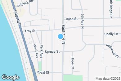 Map image of the property - 929 East Ave N