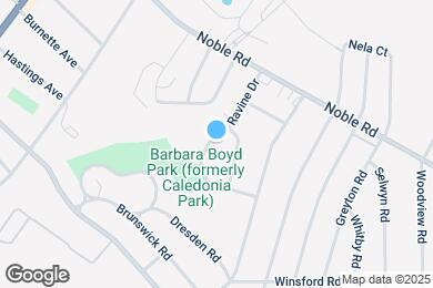 Map image of the property - 874 Ravine Dr