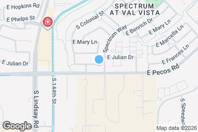 Map image of the property - 3163 S Porter St