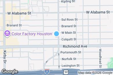 Map image of the property - 2106 Colquitt St