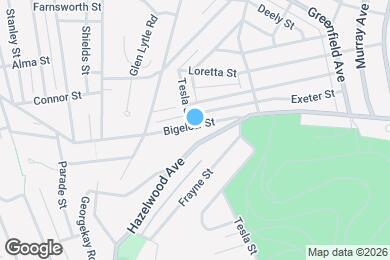 Map image of the property - 606 Bigelow St