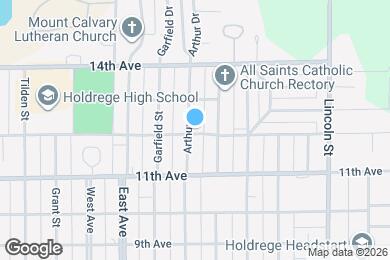 Map image of the property - 1202 Arthur St