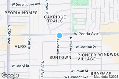 Map image of the property - 7140 W North Ln