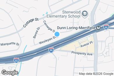 Map image of the property - 8325 Wesleyan St