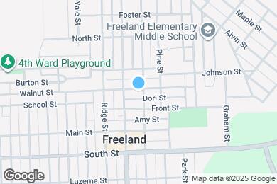 Map image of the property - 710 Walnut St