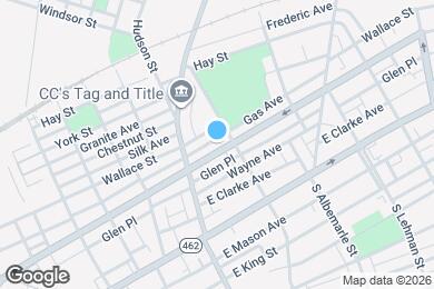 Map image of the property - 841 E Philadelphia St