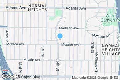 Map image of the property - 4527 35th St