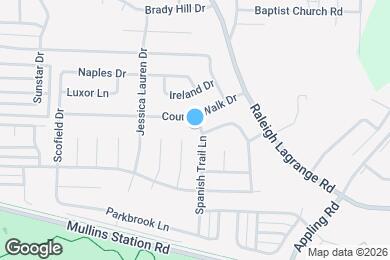 Map image of the property - 1041 Spanish Trail Ln