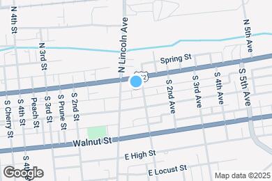 Map image of the property - 20 E Walton St