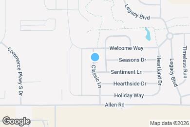 Map image of the property - 653 Classic Ln