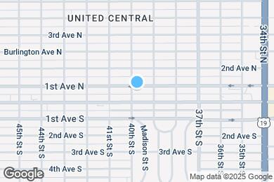 Map image of the property - 3950 1st Ave N