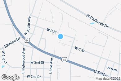 Map image of the property - 2628 W C St
