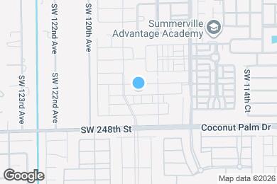 Map image of the property - 11855 SW 246th Ter