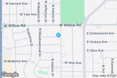 Map image of the property - 2214 N Washington St