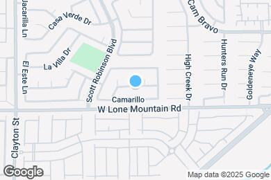 Map image of the property - 1581 Ave Fiesta