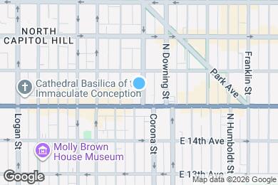 Map image of the property - 1515 N Ogden St