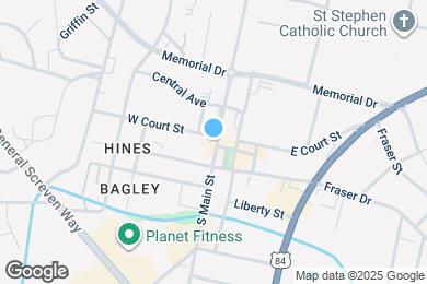 Map image of the property - 103 S Gause St