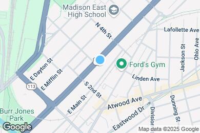 Map image of the property - 2045 E Washington Ave
