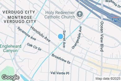 Map image of the property - 2508 1/2 Hermosa Ave