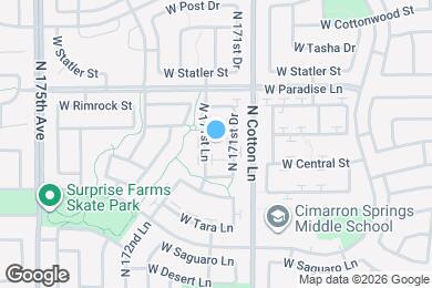 Map image of the property - 16013 N 171st Ln