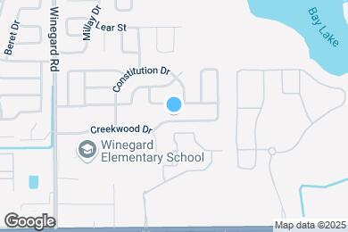 Map image of the property - 417 Declaration Dr