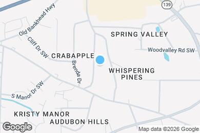 Map image of the property - 5785 Crabapple Dr SW