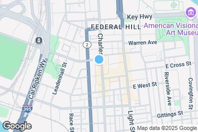 Map image of the property - 1018 S Charles St