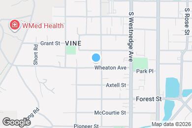 Map image of the property - 710 Wheaton Ave