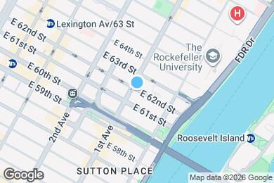 Map image of the property - 410 E 62nd St