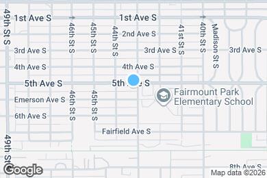Map image of the property - 505 43rd St S