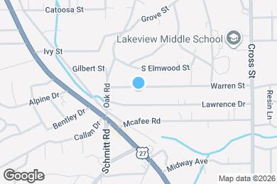 Map image of the property - 403 Warren St