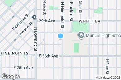 Map image of the property - 2721 N Humboldt St