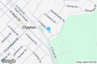 Map image of the property - 439 E Stallings St
