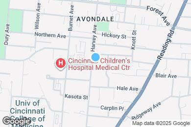 Map image of the property - 3428 Harvey Ave