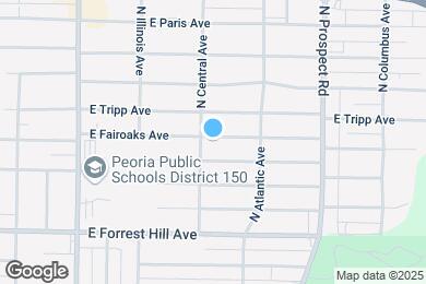 Map image of the property - 1008 E Fairoaks Ave