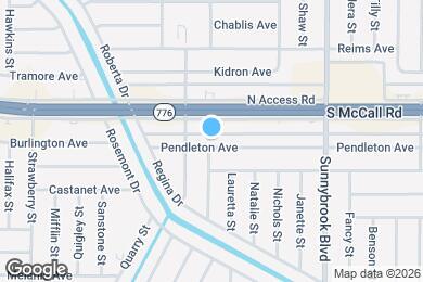 Map image of the property - 10386 Pendleton Ave