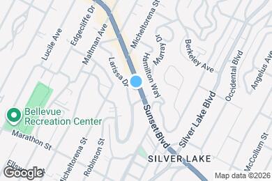 Map image of the property - 3218 W Sunset Blvd