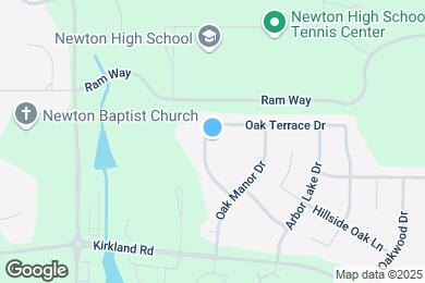 Map image of the property - 110 Oak Terrace Dr