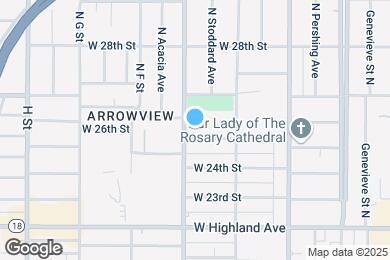 Map image of the property - 484 W 25th St