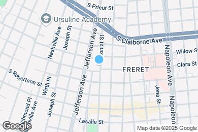Map image of the property - 2616 Soniat St