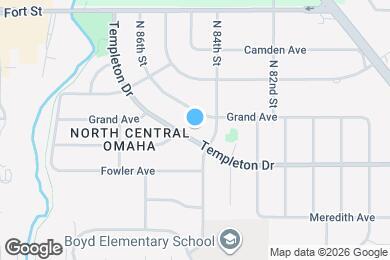 Map image of the property - 8512 Templeton Dr