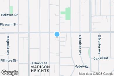 Map image of the property - 615 El Molino