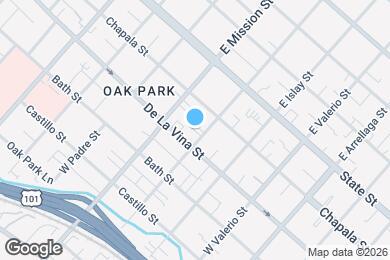 Map image of the property - 124 W Pedregosa St
