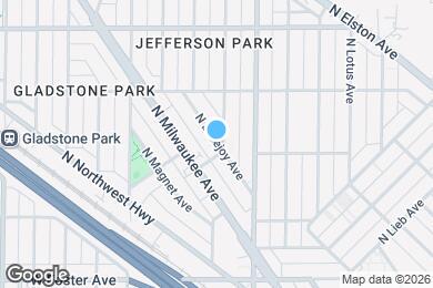 Map image of the property - 5406 N Lovejoy Ave