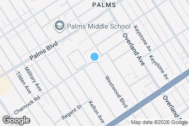 Map image of the property - 3601 Westwood Blvd