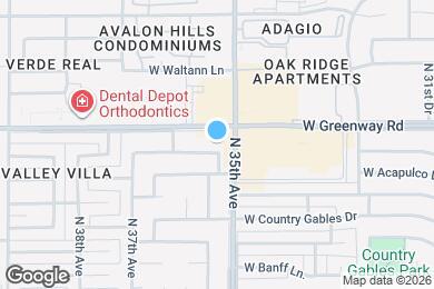Map image of the property - 3514 W Caribbean Ln