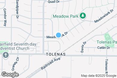 Map image of the property - 1385 Meadowlark Dr