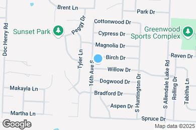 Map image of the property - 1502 Willow Dr